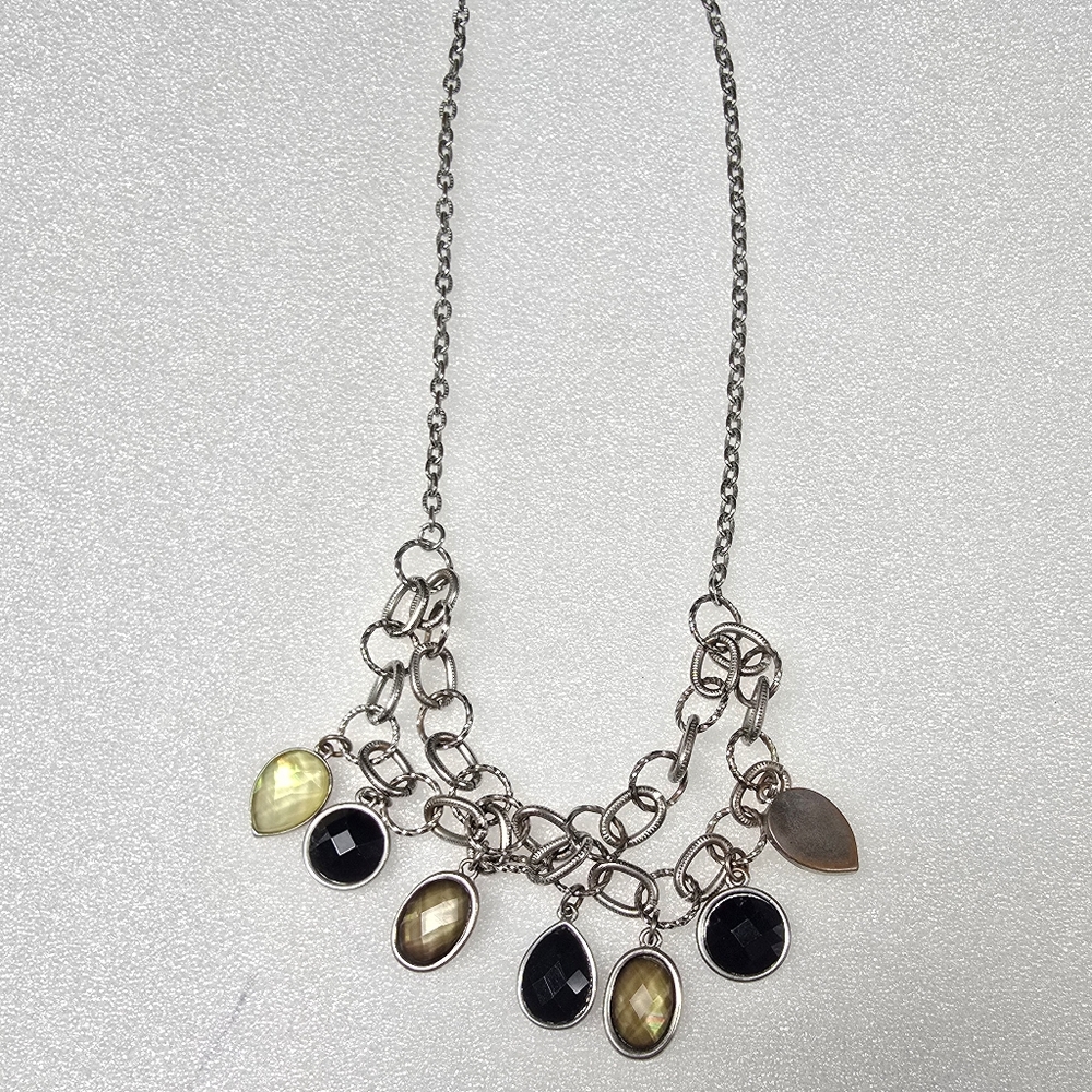 BEADED DROP NECKLACE
